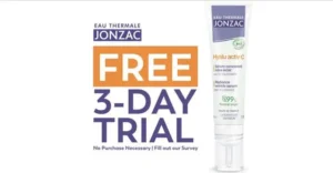 free eau thermale jonzac skincare sample