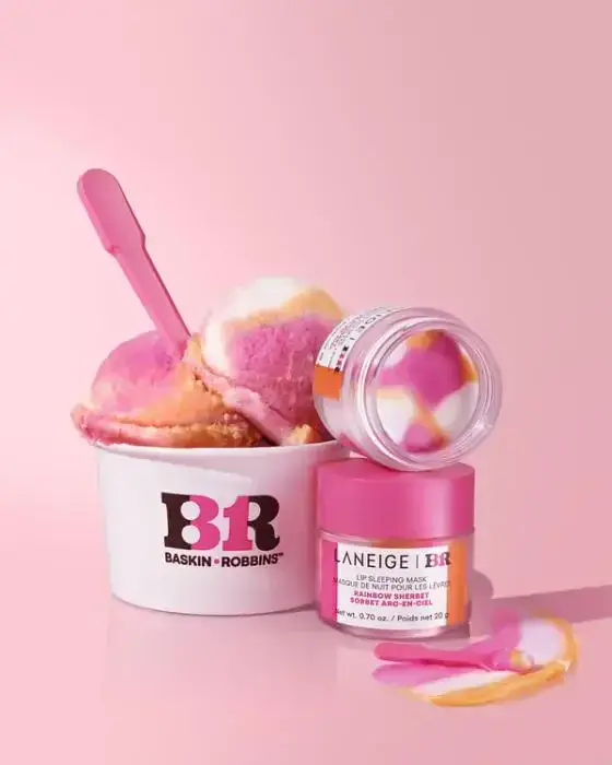 FREE Baskin-Robbins x LANEIGE Lip Mask + Scoop of Rainbow Sherbet!