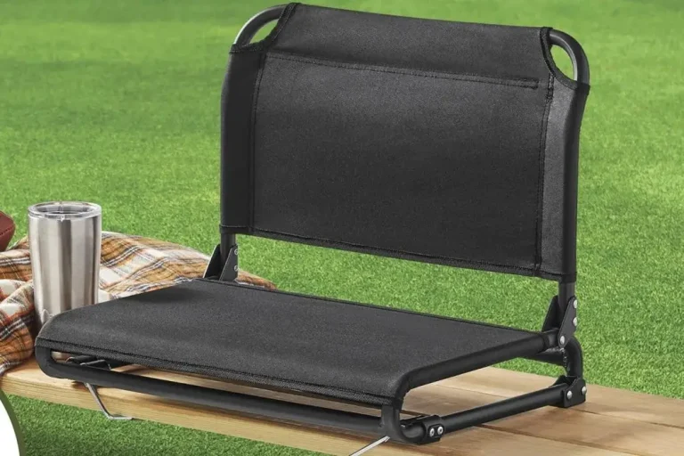 ozark trail stadium seat black