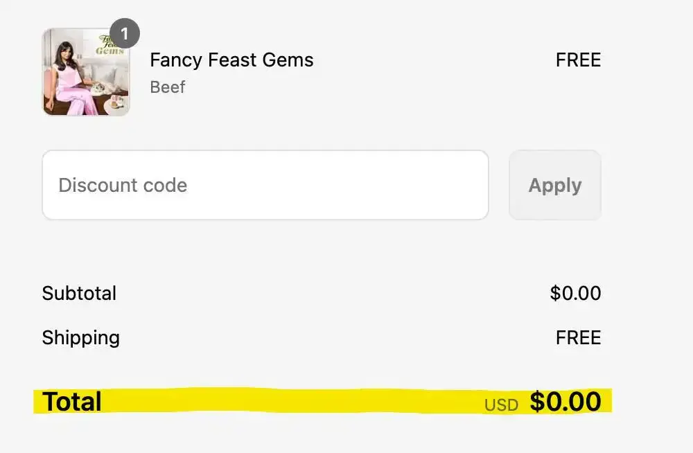 NEW! FREE 2-Pack of Fancy Feast Gems Cat Food