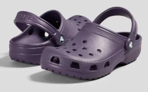 Crocs Womens Classic Clogs in Dark Iris Color