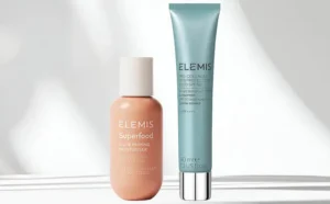 Elemis Sun Kissed Shielded Glow On The Go Set on a Table