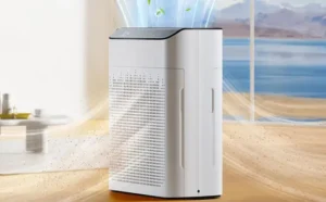 Morento Air Purifier on the Floor
