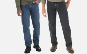 People wearing Wrangler Rustler Mens Jeans