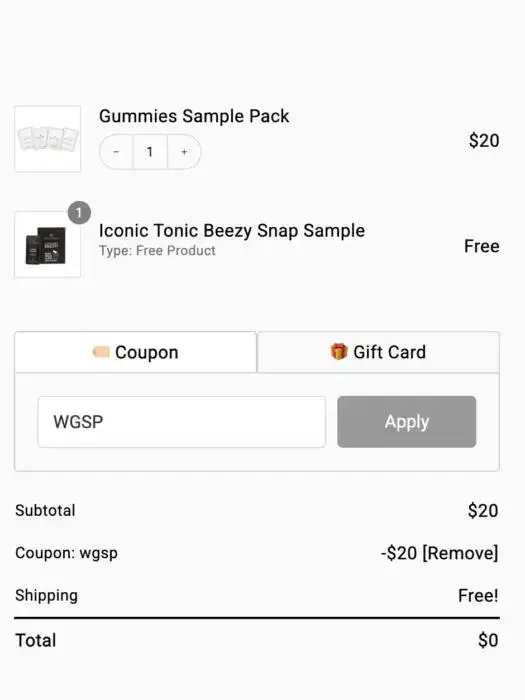 FREE Bees Knees CBD Gummies Sample Pack (21+ Only)