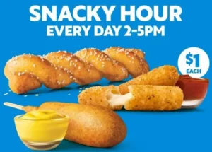 Sonic Debuts Snacky Hour with 1 Snacks for Afternoon Cravings