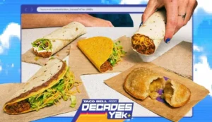 Taco Bell Launches Decades Y2K Menu with 5 Iconic Items for 3 or Less Including Cool Ranch Doritos Locos Tacos and Chili Cheese Burrito