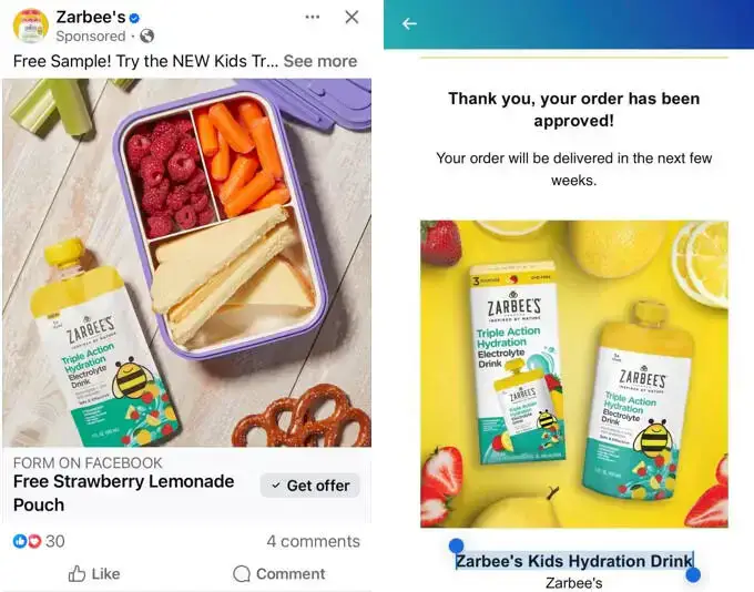 Possible Free Zarbee’s Kids Triple Action Hydration Electrolyte Drink Sample