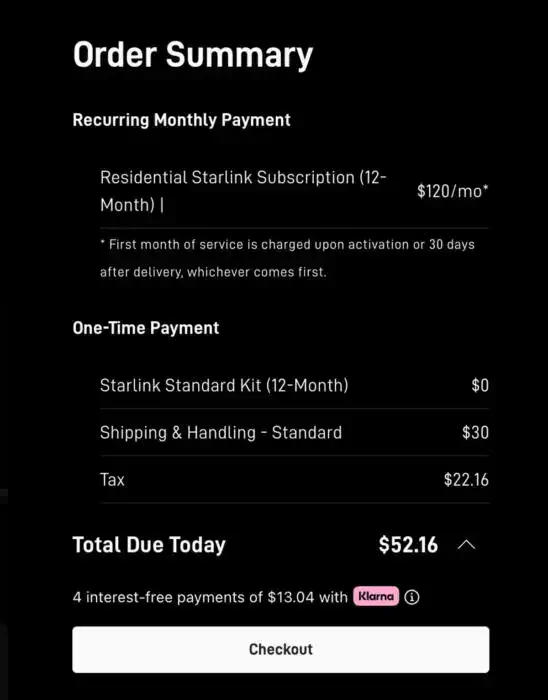 Free Starlink Kit for New Customers in select areas + 30 Free Trial for Everyone