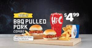 4 99 BBQ Pulled Pork Combo at White Castle