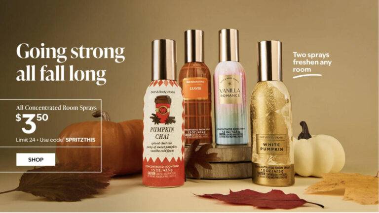 Bath Body Works Room Sprays