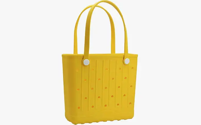 CXY Rubber EVA Waterproof Tote Bag in Yellow