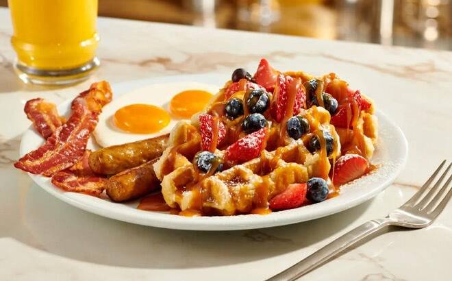 Dennys Waffle Slam