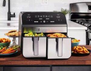 Gourmia 10 Qt. Dual Basket Digital Air Fryer
