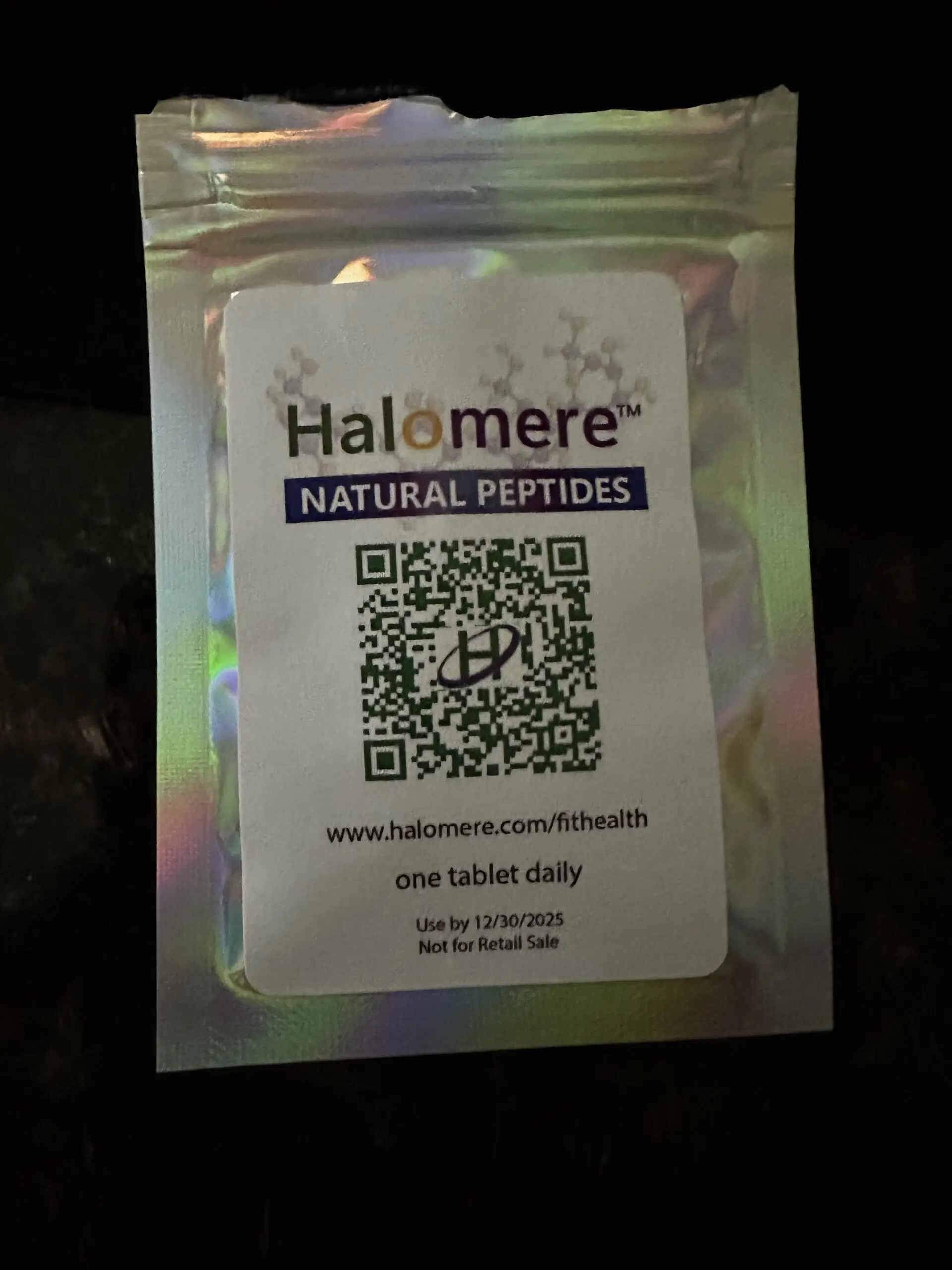 FREE Halomere Peptides Sample Pack + Free Shipping