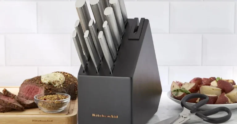 KitchenAid Gourmet 15 piece forged stainless steel knife set block