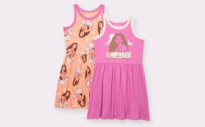 Moana Girls Graphic Print Skater Dress 2 Pack