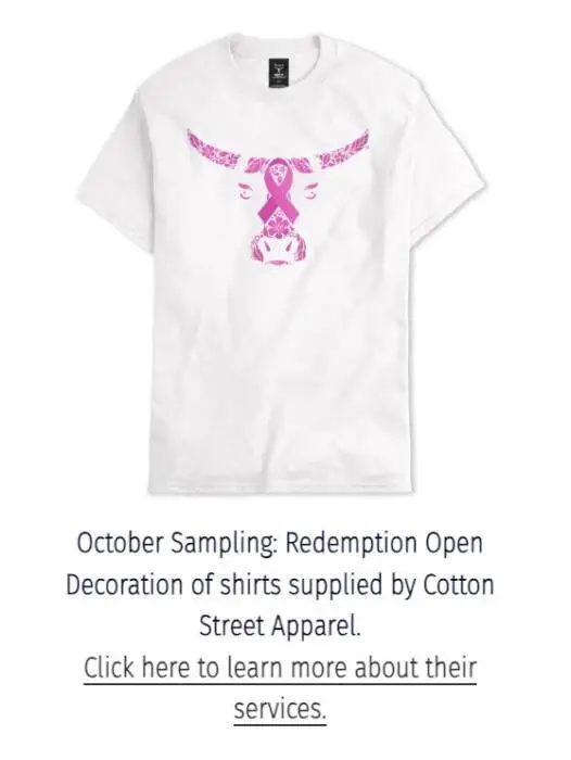 RUN! FREE Hanes Pink Beefy-T October Breast Cancer Awareness Shirt