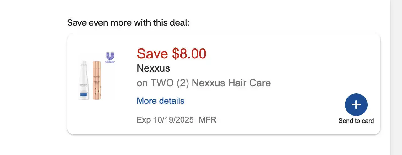 Score FREE Nexxus Dry Shampoo + Make $1 at CVS!