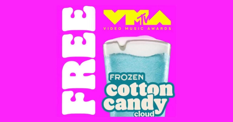 Small Frozen Cotton Candy Cloud at Burger King