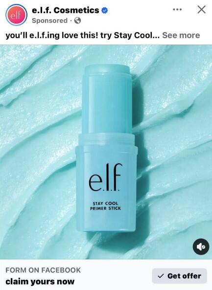 free elf stay cool primer stick