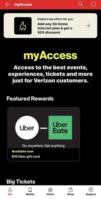 FREE $15 Uber Gift Card for Verizon Customers