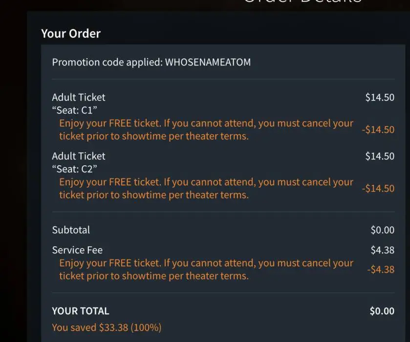 Two Free Movie Tickets to See “In Whose Name” at Atom Theaters