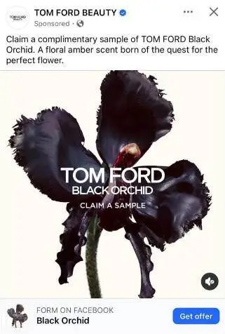 Possible Free Tom Ford Black Orchid Parfum Sample