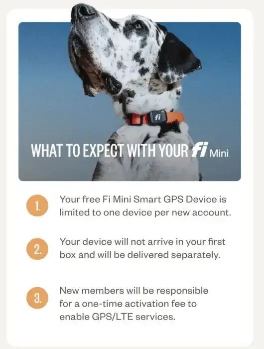 FREE Fi Mini GPS Tracker + 70% Off Your First Ollie Box!