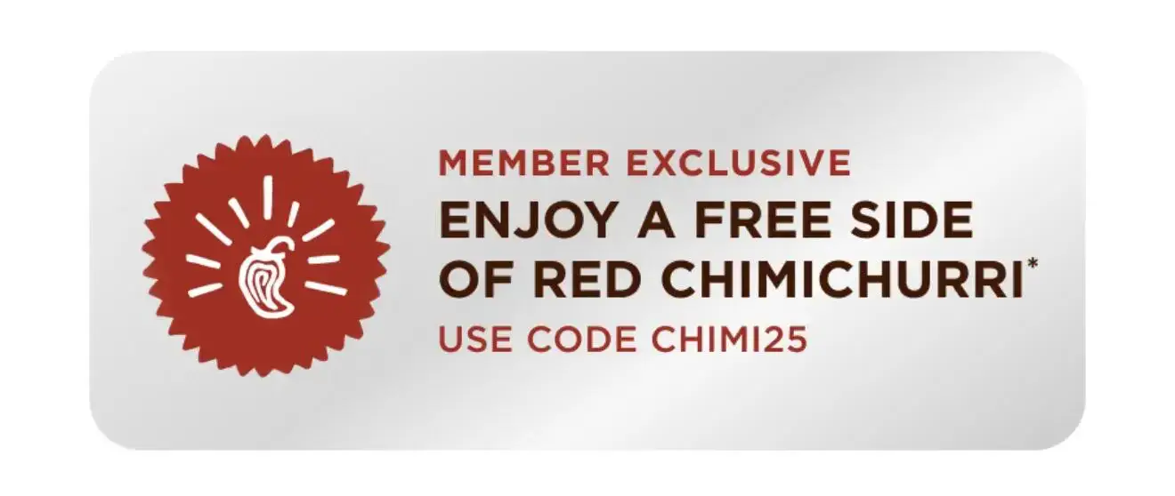 FREE Red Chimichurri at Chipotle – Now Through October 26