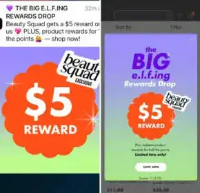 FREE $5 to Spend + Earn Rewards for e.l.f. Squad Members (ends 11/2)