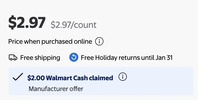Febreze AUTO Car Vent Clip ONLY $0.97 After Walmart Cash