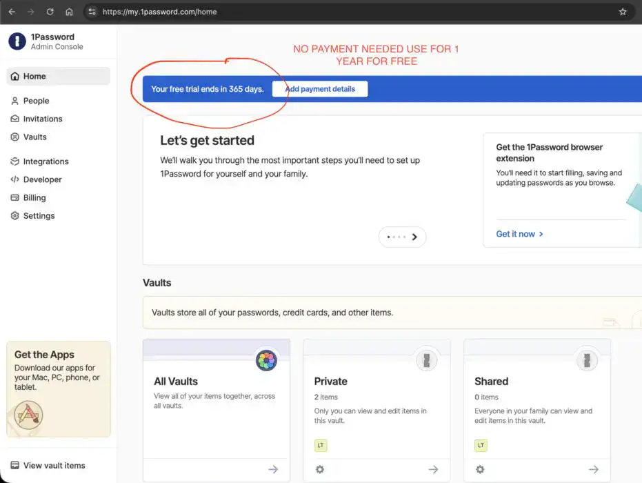 Get 1 Year of 1Password Family Premium Free
