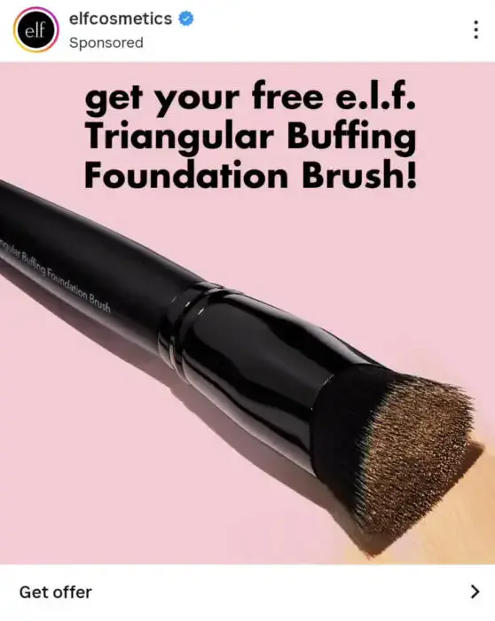 Possible FREE e.l.f. Foundation Brush