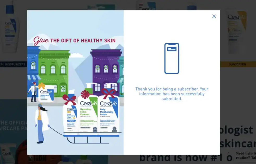 Free CeraVe Sample–Spin to get free sample!