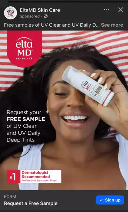 Possible Free Samples of EltaMD UV Clear and UV Daily