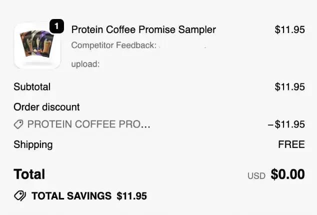 Free Chike Protein Coffee Sampler (with Purchase!)