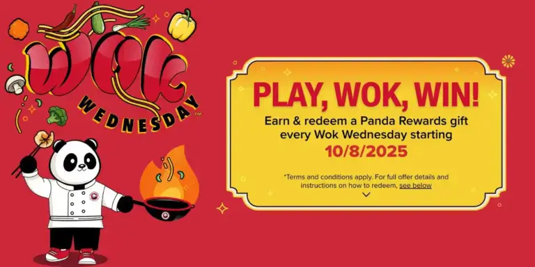 Panda Express Wok Wednesday Promotion–Win FREE FOOD