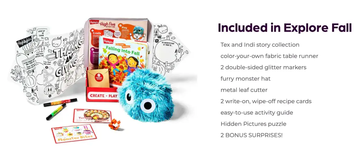 Highlights Kids Activity Box for $15 (reg $35)