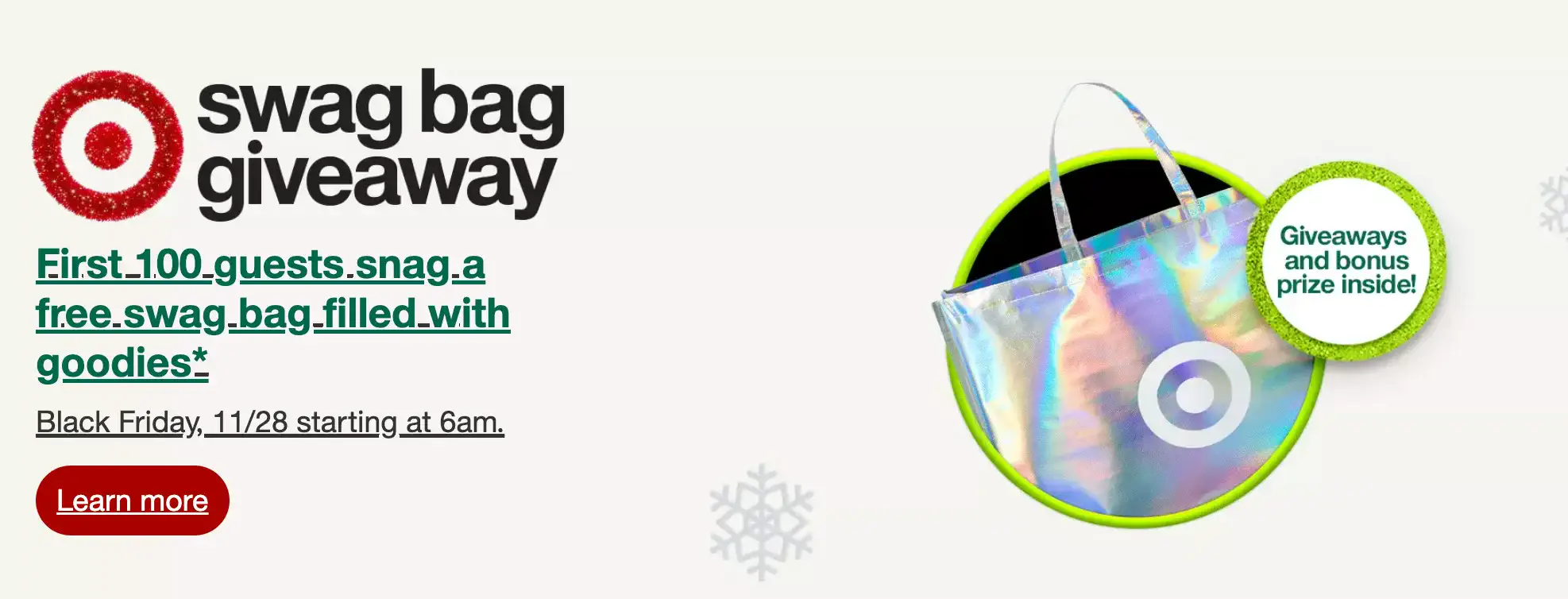 Free Ornament Frame + FREE SWAG Bag at Target!