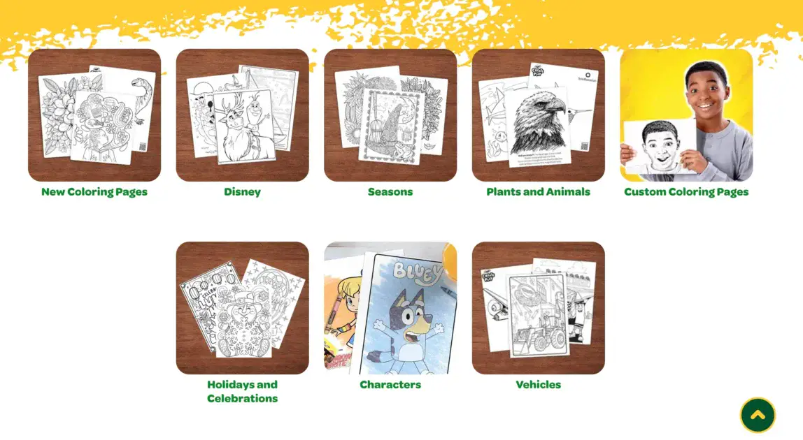Free Printable Coloring Pages from Crayola (+ Custom Sheets)