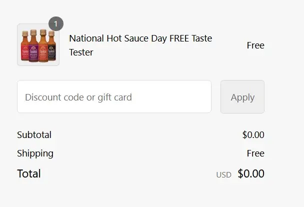 Free 4-Pack of Tabanero Hot Sauce + Free Shipping