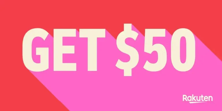 Free $50 Welcome Bonus for NEW Rakuten Members