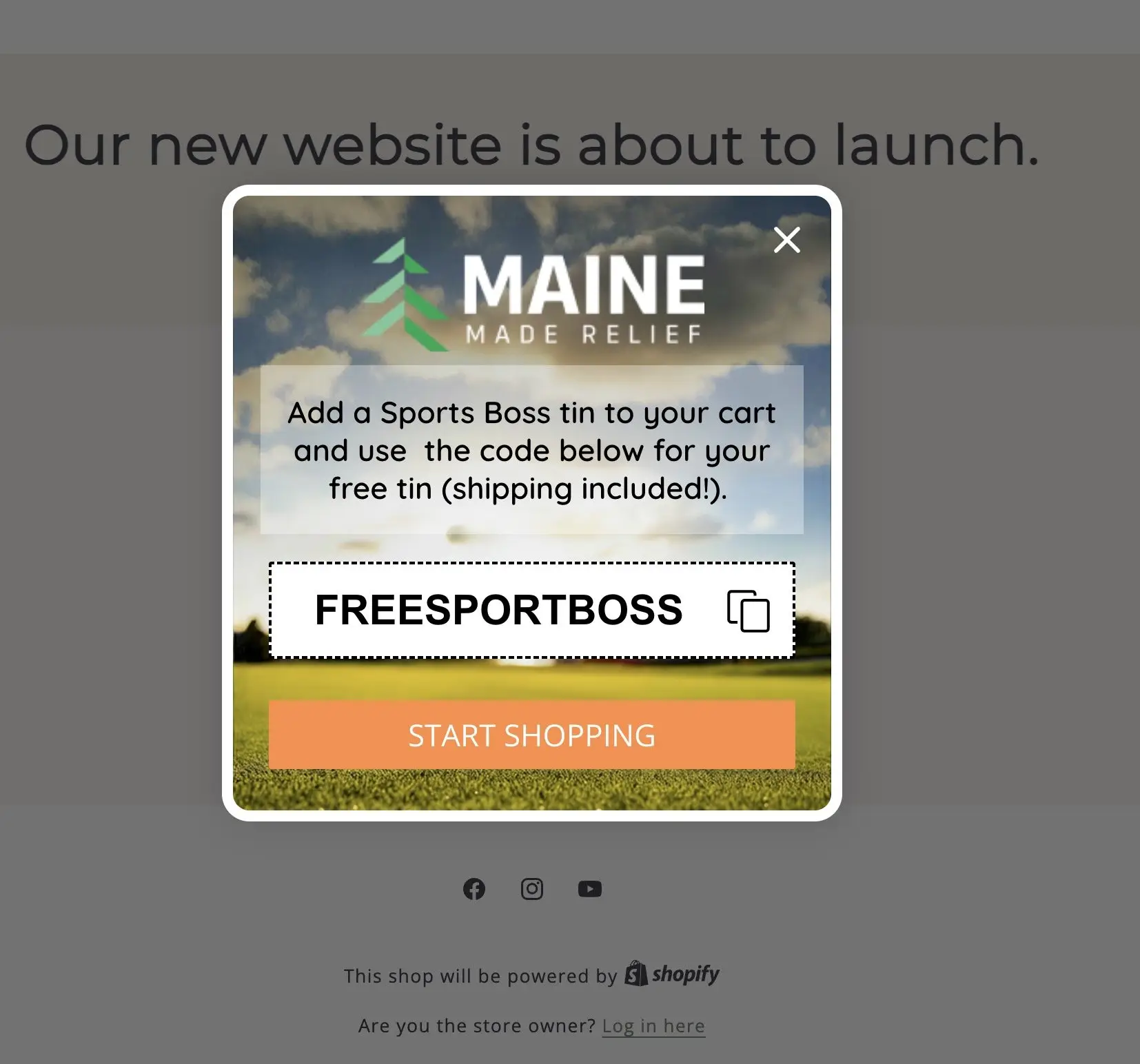 Possible Free Sport Boss Pain Balm Sample Tin