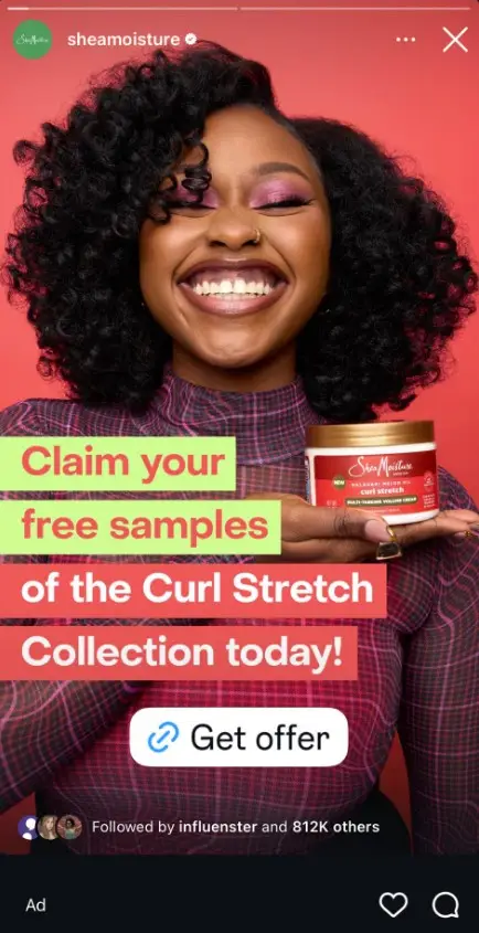 Possible Free SheaMoisture Curl Stretch Collection Sample