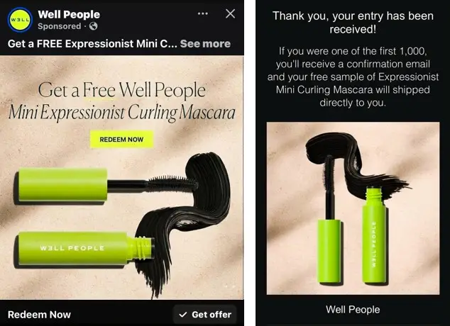 Possible Free Well People Expressionist Mini Curling Mascara