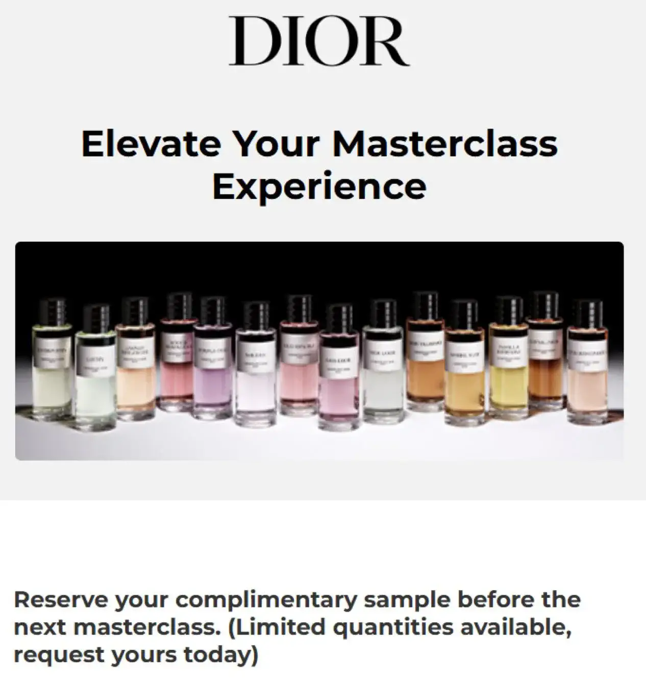 Free Dior Samples w/ Free Shipping (Its Back for a limited time)