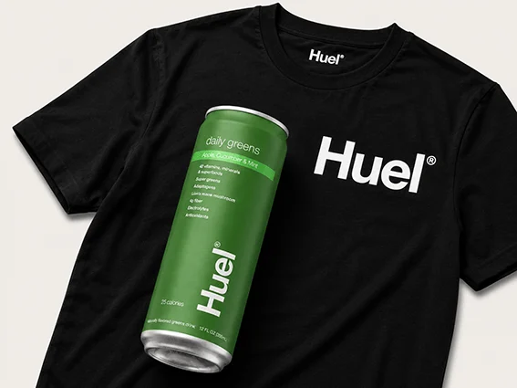 Get a Free 12-Pack of Huel SuperGreens and a Free T-Shirt ($40 Value)