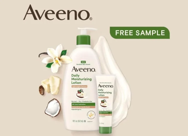 Possible Free Aveeno Cocoa Butter Vanilla Body Lotion Sample
