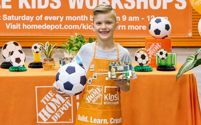 Register Now for the Free Home Depot Kids Goalie Game Workshop
